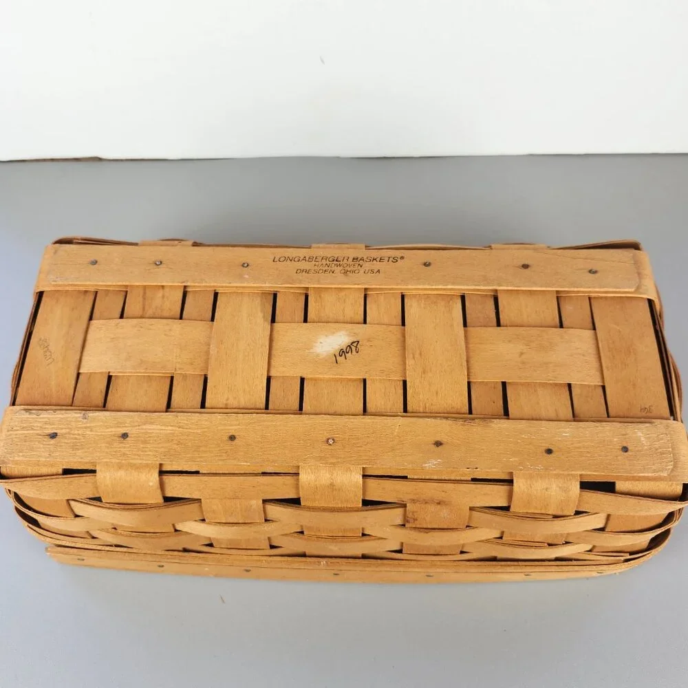 2 Vintage Longaberger Baskets 1993 & 1998